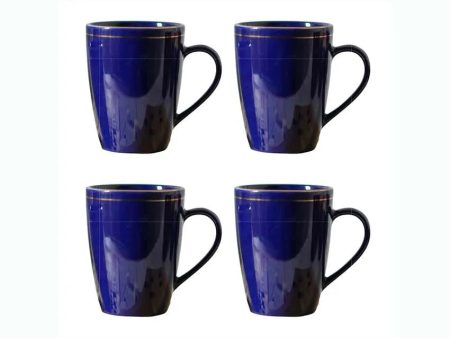 Blue Ceramic Coffee Mug | 360 ml on Sale