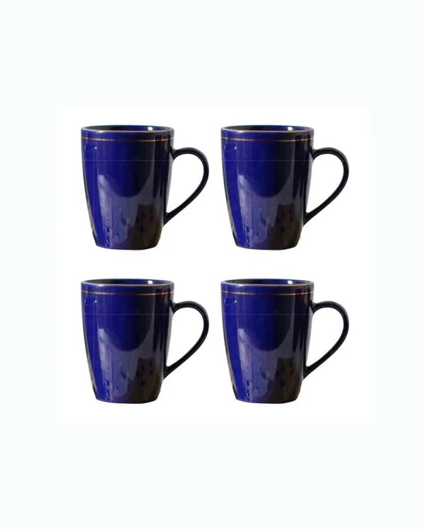 Blue Ceramic Coffee Mug | 360 ml on Sale