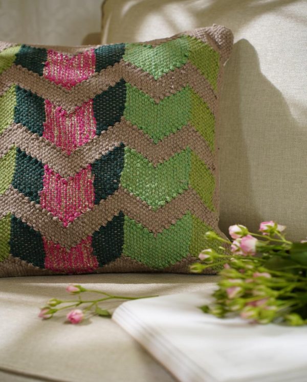 Blooming Route Cotton Cushion Cover | 18 x 18 inches Online now