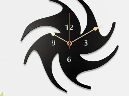 Abstract Volleyball Design Wooden Wall Clock | 13 inches Online