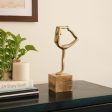 Balanced Blythe Yoga Lady Gold Figurine | 6 x 4 x 12 inches Hot on Sale