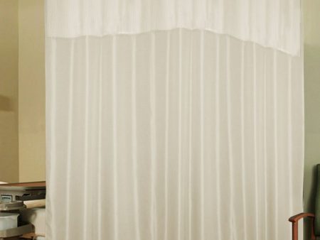 Cream Waves 3 Panel Hospital Curtain | 216 x 84 inches Supply