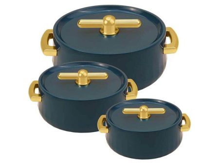 Swanky Design Stainless Steel Casseroles | Set of 3 Cheap