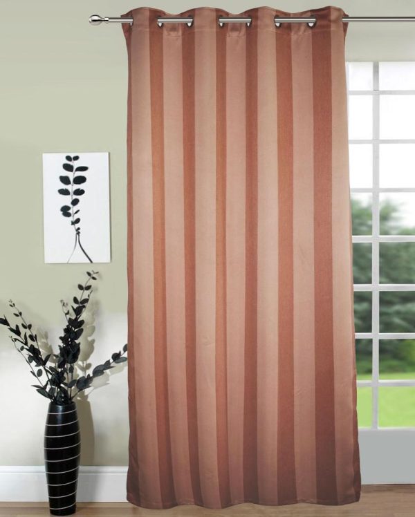 Blackout Striped Door Curtain | 7 ft For Sale