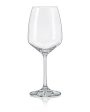 Giselle Wine Glass Clear Bohemia Crystal Drinkware | Set of 6 | 2 x 9 inches | 455ml Online