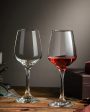 European King Size Wine Glass Combo Clear Crystal Glassware | Set of 6 | 2 x 8 inches | 250ml Online Sale