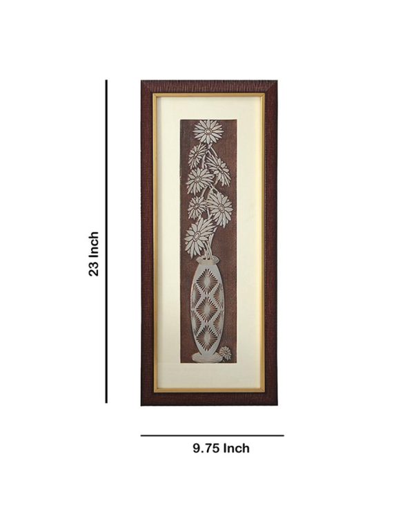 Chrysanthemum Flower Wall Painting | 10x23 inches Sale