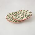 Tropical Print Ceramic Small Plates | Set of 2 | 7 Inches Fashion