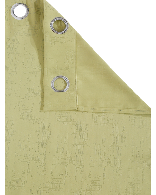 Green Blackout Emboss Curtains | Set of 2 Cheap