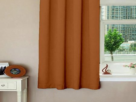 Basic Plain Blackout Window Curtain | 5 Ft Online Sale