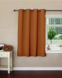 Basic Plain Blackout Window Curtain | 5 Ft Online Sale