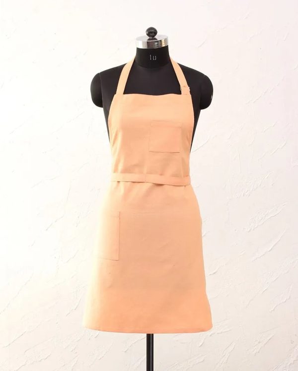 Orange Simple Design Cotton Chef’s Apron Online