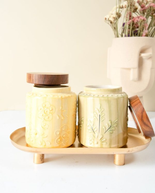 Lime And Lemon Airtight Preserve Jar | Set Of 2 Supply