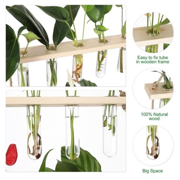 2 Tier Wall Hanging With 10 Test Tube Planters on Sale