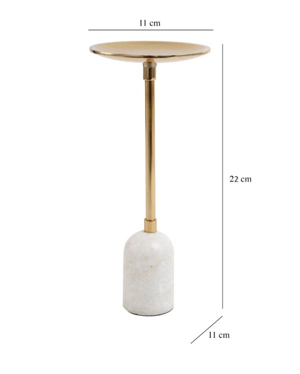 Pri Pillar Aluminium Candle Stand | 4 x 9 inches Online