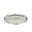 Groove Stainless Steel Small Plate Silver Serveware | Set of 6 | 8 x 3 inches Online now