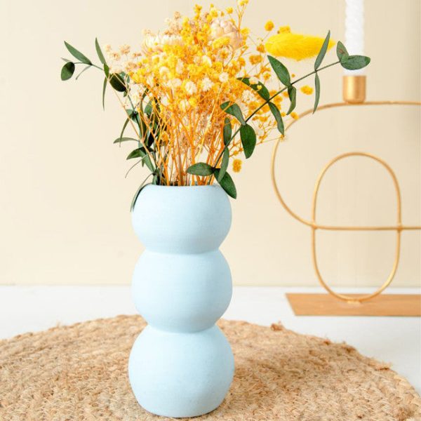 Blue Skies Vase And Artificial Bunch Online