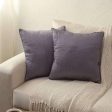 Billaur Grey Cotton Cushion Cover | Set Of 2 | 16 X 16 inches Discount