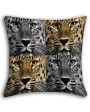 Animal Digital Printed Polyester Cushion Covers | Set of 5 | 16 x 16 inches Online Hot Sale