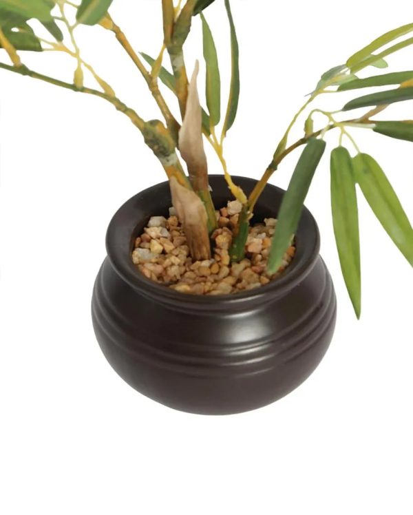 Bamboo Artificial Bonsai Plant with Ceramic Pot | 12 inches Hot on Sale