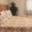 King Size Orange Cotton Bedsheet With Pillow Covers Set | 108 x 108 inches Online