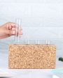 Blooming Brick Cork Test Tube Vase Planter | Plant Not Included | 8 x 2 x 4 inches Sale