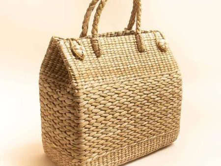 Kauna Grass Picnic Natural Grass Basket | 15 x 10 inches Online