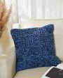 Aquatic Web Woolen Cushion Cover | 18 x 18 inches Online Hot Sale