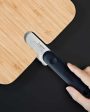 Black Integrated Bamboo Wood Bread Knife | 9 x 17 inches Sale