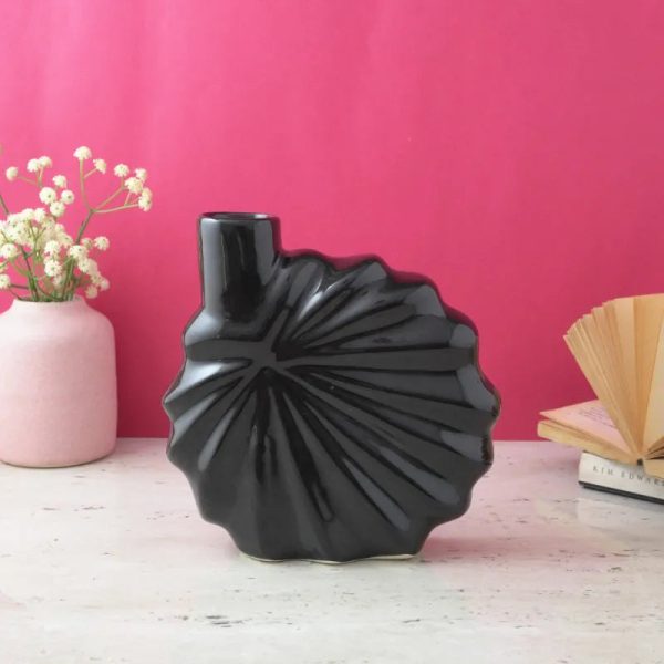 Black Flower Ceramic Vase Online