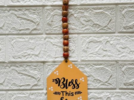 Bless This Home Beaded Wall Hanging Supply