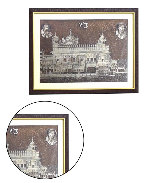 Golden Temple Wall Painting | 26 X 19 inches Sale