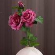 Andrea Silicone Rose Artificial Flower | 2.5 feet | Vase Not Included For Cheap