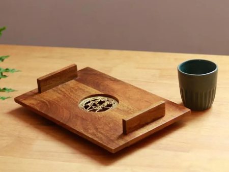 Decorative Wooden Platter Tray | 12 x 8 inches Fashion