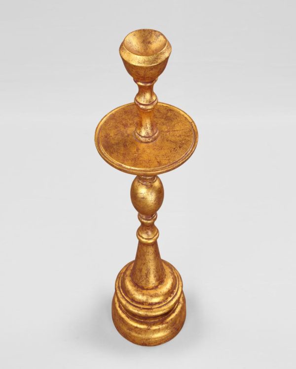 Dhyaan Wooden Pillar Candle Holder | 22 inches Online