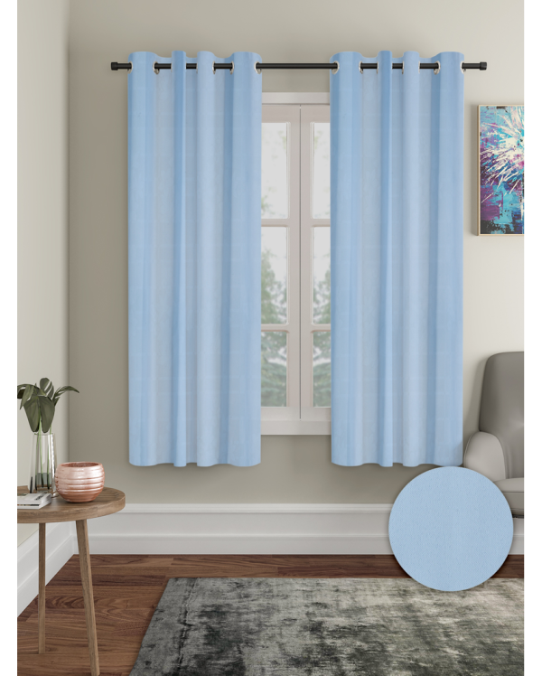 Blue Blackout Solid Curtains | Set of 2 Online Hot Sale