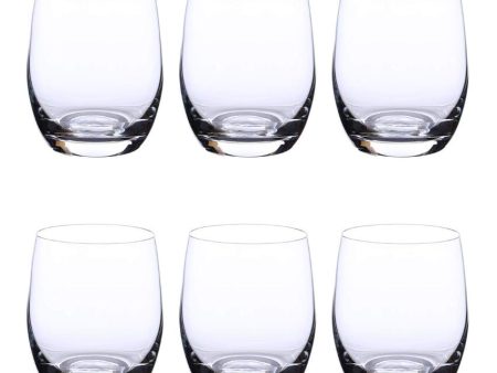 Club Whiskey Glass Clear Bohemia Crystal Beverageware | Set of 6 | 3 x 4 inches | 300ml Online