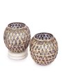 Glass Votive Candle Holder | Set Of 2 Hot on Sale