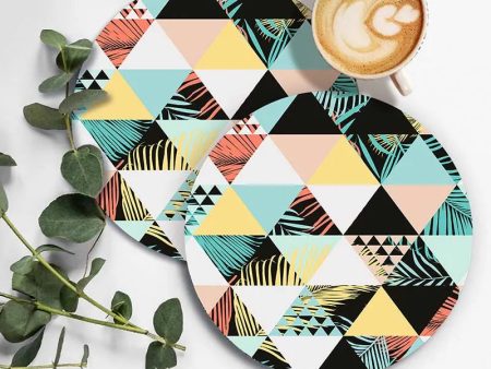 Chic Trivets Multicolor Table Accessory | Set of 2 | 5 x 5 inches Fashion