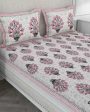 Beautiful Planter Hand Printed Jaipuri Cotton Bedding Set | King Size | 90 x 106 inches For Discount