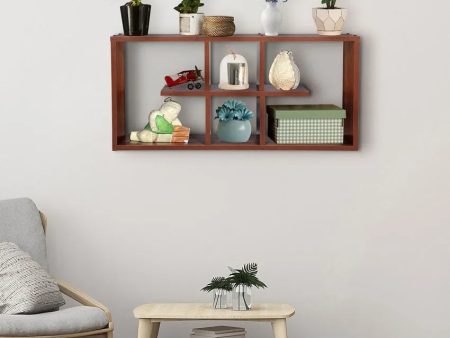 Wooden Design Wall Hanging Bookshelf Hot on Sale