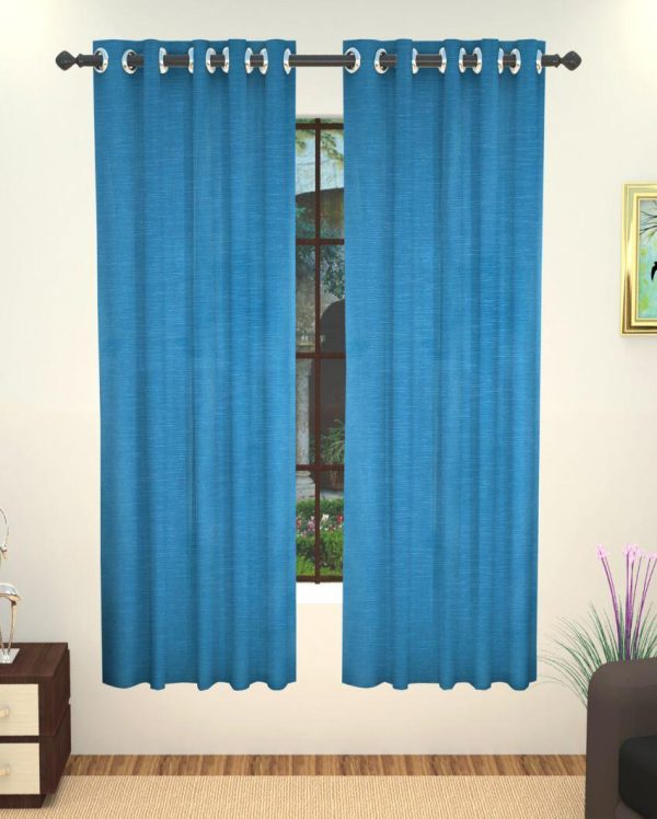 Beautiful Polyester Material Curtains For Window | 5 Ft For Cheap