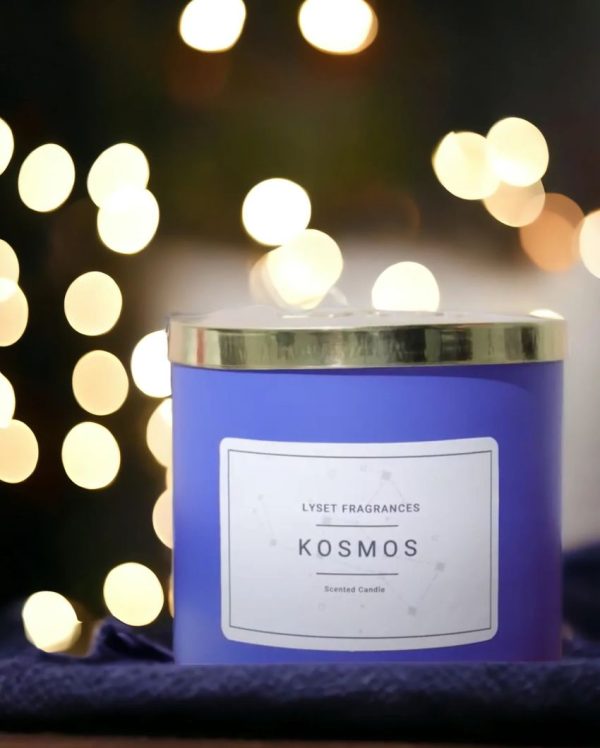 Kosmos Glass Jar Scented Candle | 10.2 x 10.2 cm   4 x 4 inches Online Hot Sale