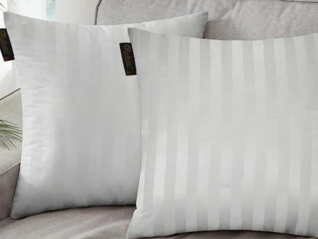 Classy Water Resistent Polyester Cushion Cover | Set of 2 | 16x16 Inches Online