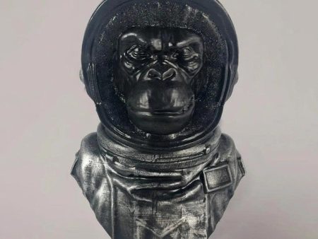 Astro Monkey Ceramic Statue Discount