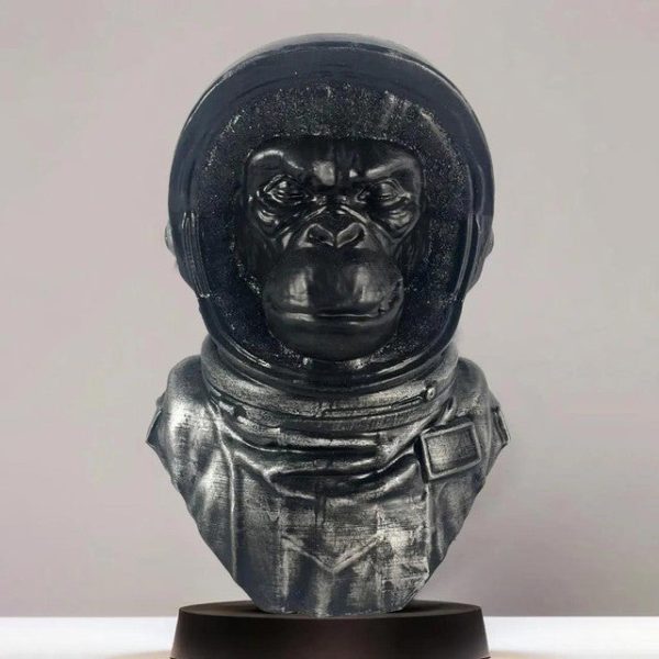 Astro Monkey Ceramic Statue Discount