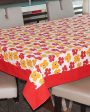 Basic Printed 12 Seater Cotton Dining Table Cover Cloth Linen | 120 X 70 Inches For Discount