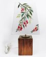 Berry Bunch Shaded Empire Cotton Table Lamp Discount