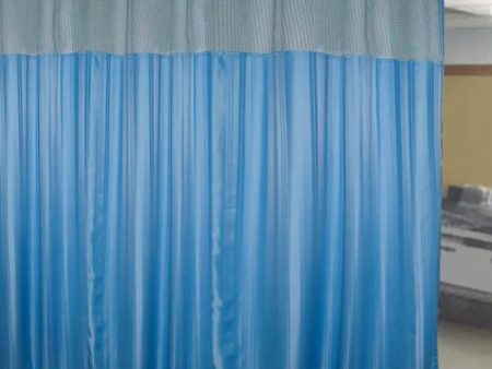 Durable Room & Clinic Partition Polyester Curtains With 30 Metal Eyelets | 15 X 7 Ft Online now