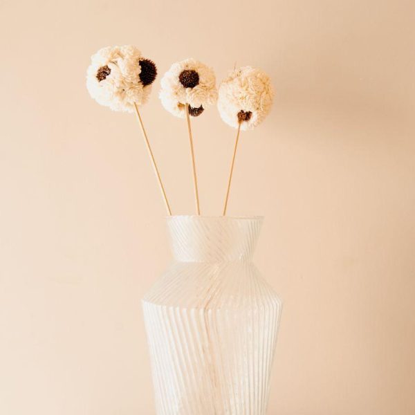 Sola Balls White | Set Of 3 | 2.3 feet| Vase Not Included on Sale